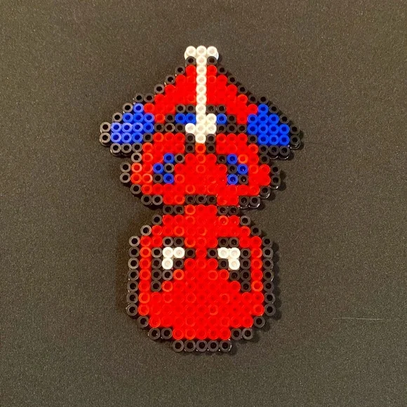 Perler beads Spider-Man design!